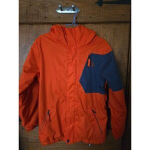 VOLCOM - Kids Orange Ski Snowboard Jacket Hooded Waterproof Insulated Youth L